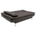 Sofá-Cama 3 Lugares Casal Premium Café