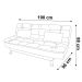 Sofá-Cama 3 Lugares Casal Premium II Suede Café