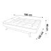 Sofá-Cama 3 Lugares Casal Premium II Suede Café