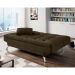 Sofá-Cama 3 Lugares Casal Premium II Suede Café