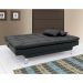 Sofá-Cama 3 Lugares Casal Premium Preto