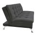 Sofá-Cama 3 Lugares Casal Premium Suede Cinza