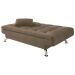 Sofá-Cama 3 Lugares Casal Premium Suede Marrom