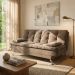 Sofá-Cama 3 Lugares Casal Premium Suede Marrom