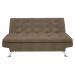 Sofá-Cama 3 Lugares Casal Premium Suede Marrom
