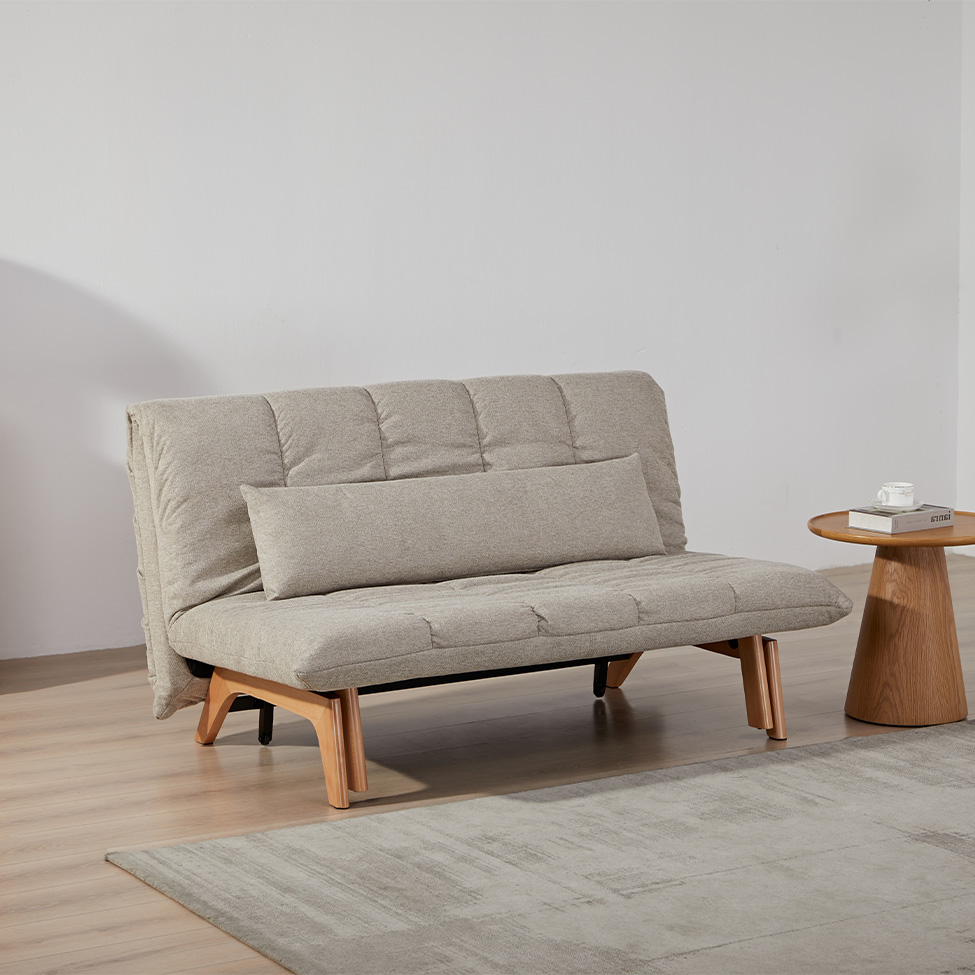 Sofá-Cama 3 Lugares Dovera  Natural