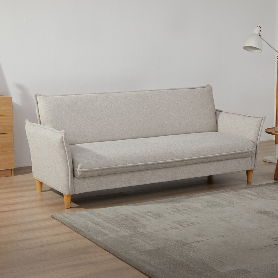 Sofá-Cama 3 Lugares Imperia Natural