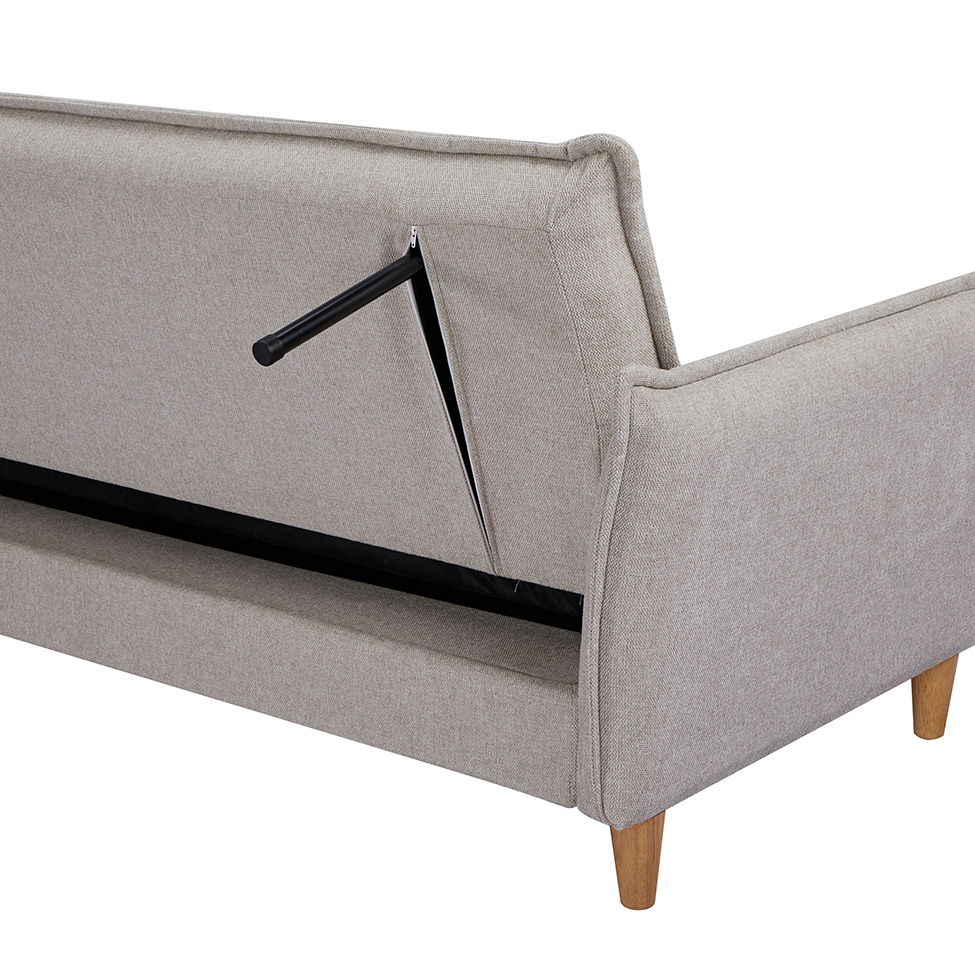 Sofá-Cama 3 Lugares Imperia Natural