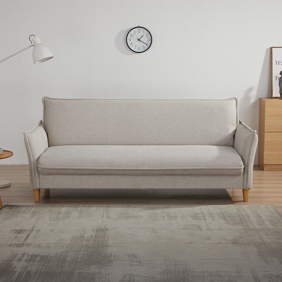 Sofá-Cama 3 Lugares Imperia Natural