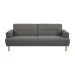 Sofá-Cama 3 Lugares Messina Cinza Escuro
