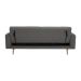 Sofá-Cama 3 Lugares Messina Cinza Escuro