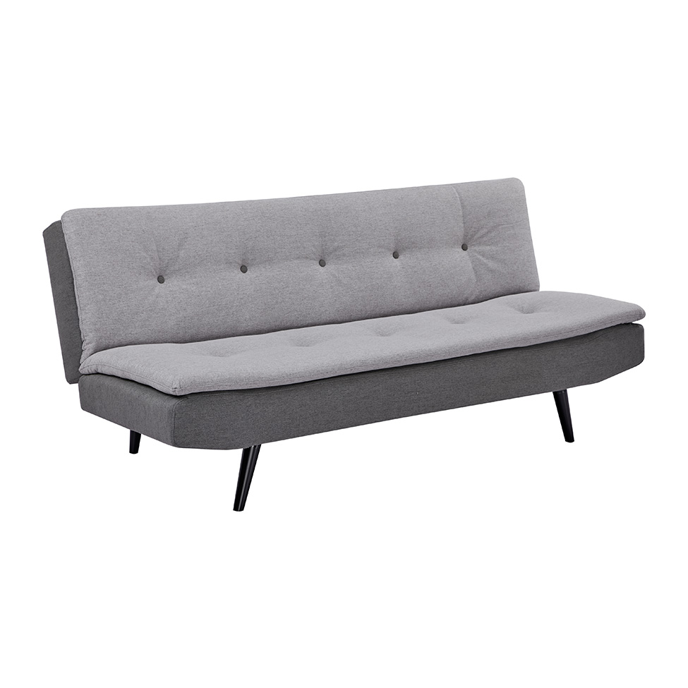 Sofá-Cama 3 Lugares Tivoli Cinza Escuro