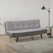 Sofá-Cama 3 Lugares Tivoli Cinza Escuro