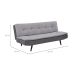 Sofá-Cama 3 Lugares Tivoli Cinza Escuro