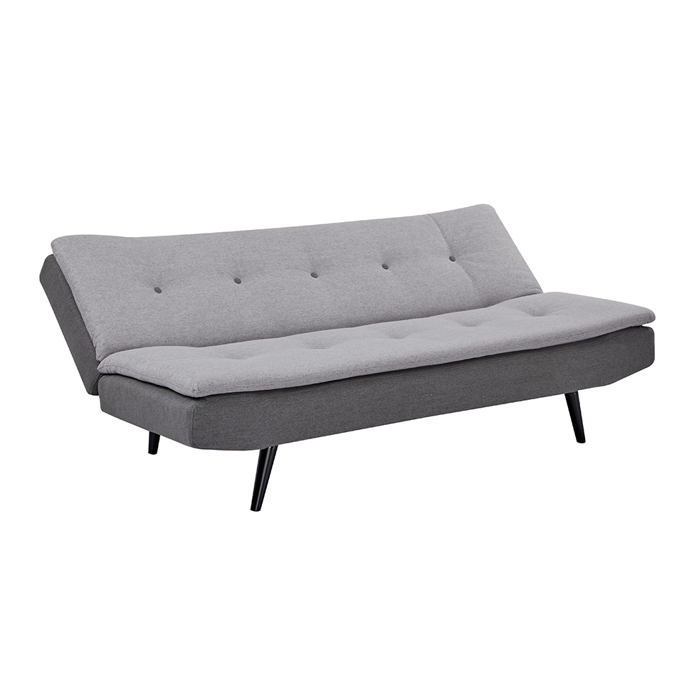 Sofá-Cama 3 Lugares Tivoli Cinza Escuro