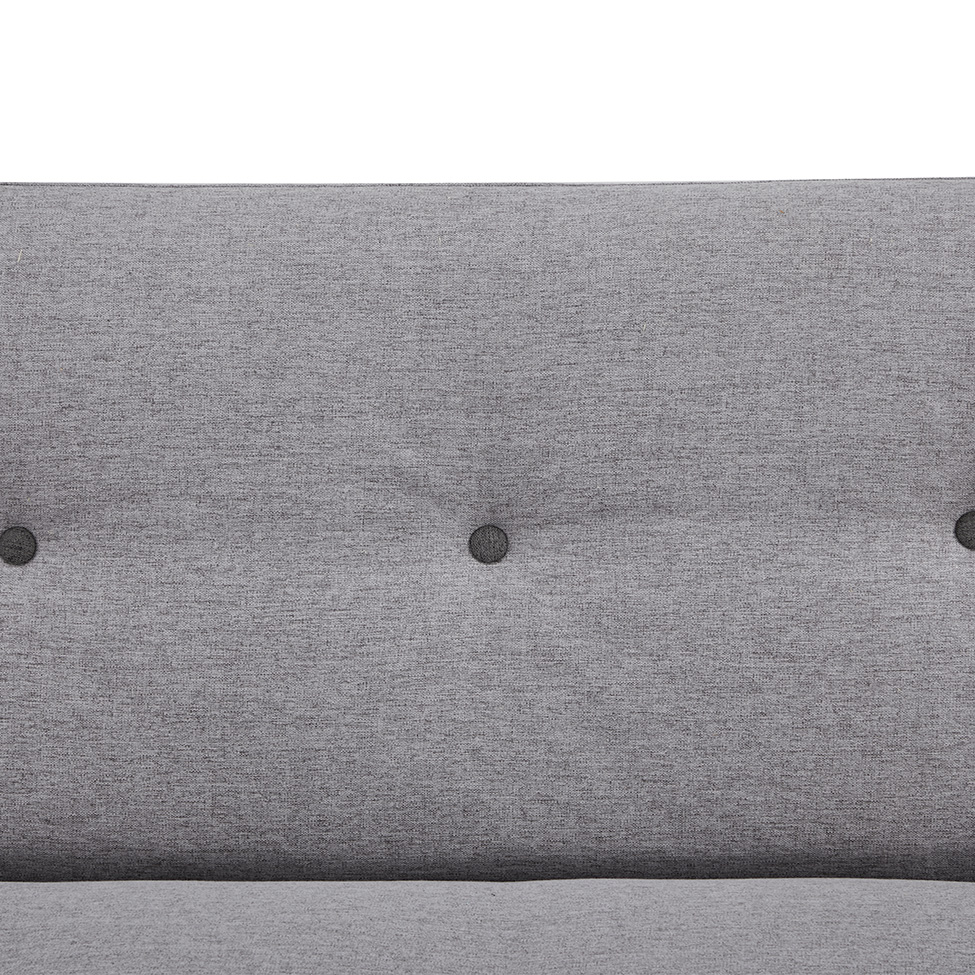 Sofá-Cama 3 Lugares Tivoli Cinza Escuro