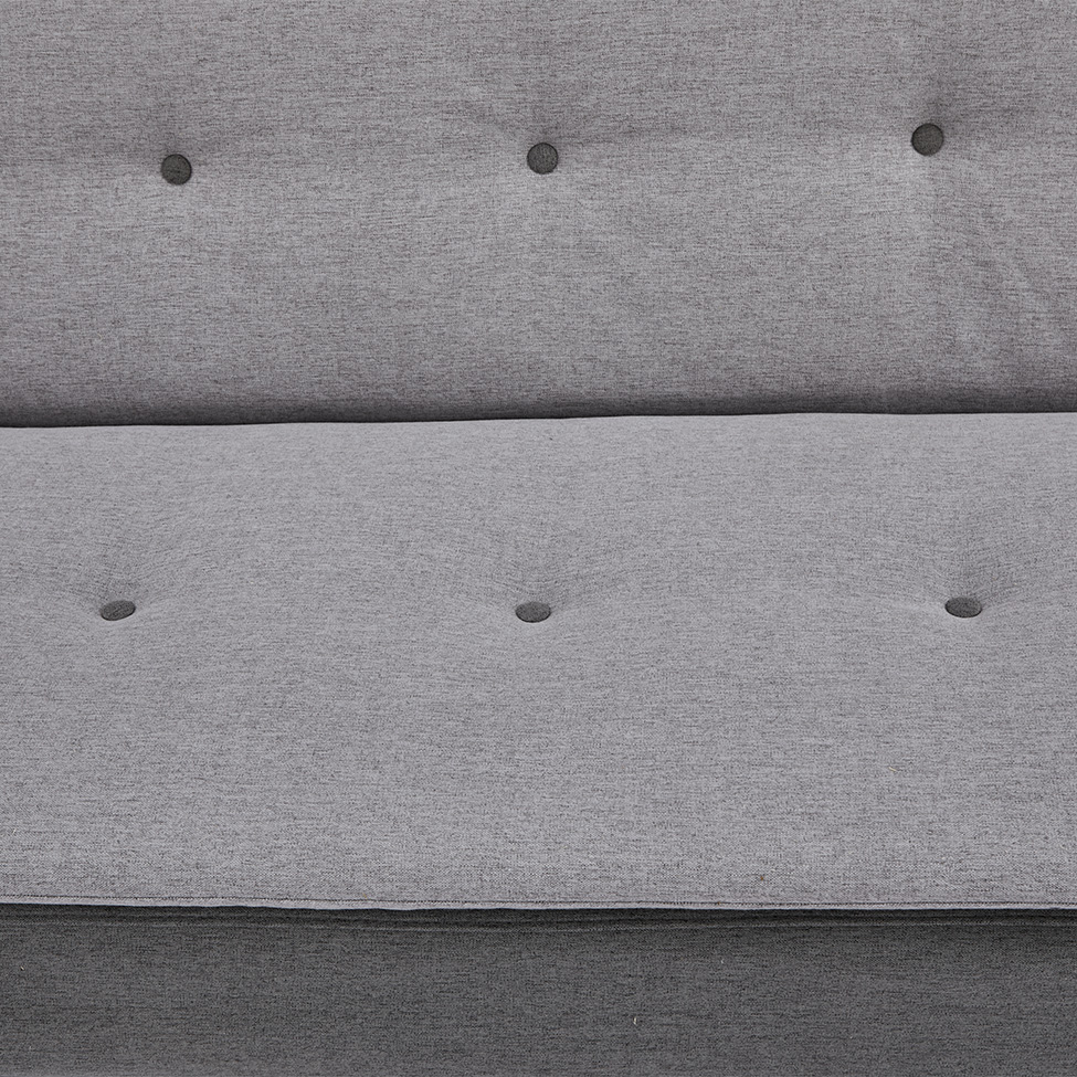 Sofá-Cama 3 Lugares Tivoli Cinza Escuro