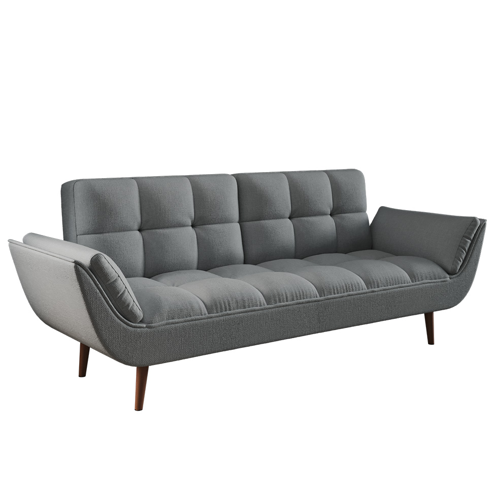 Sofá-Cama Bennet Linho Cinza