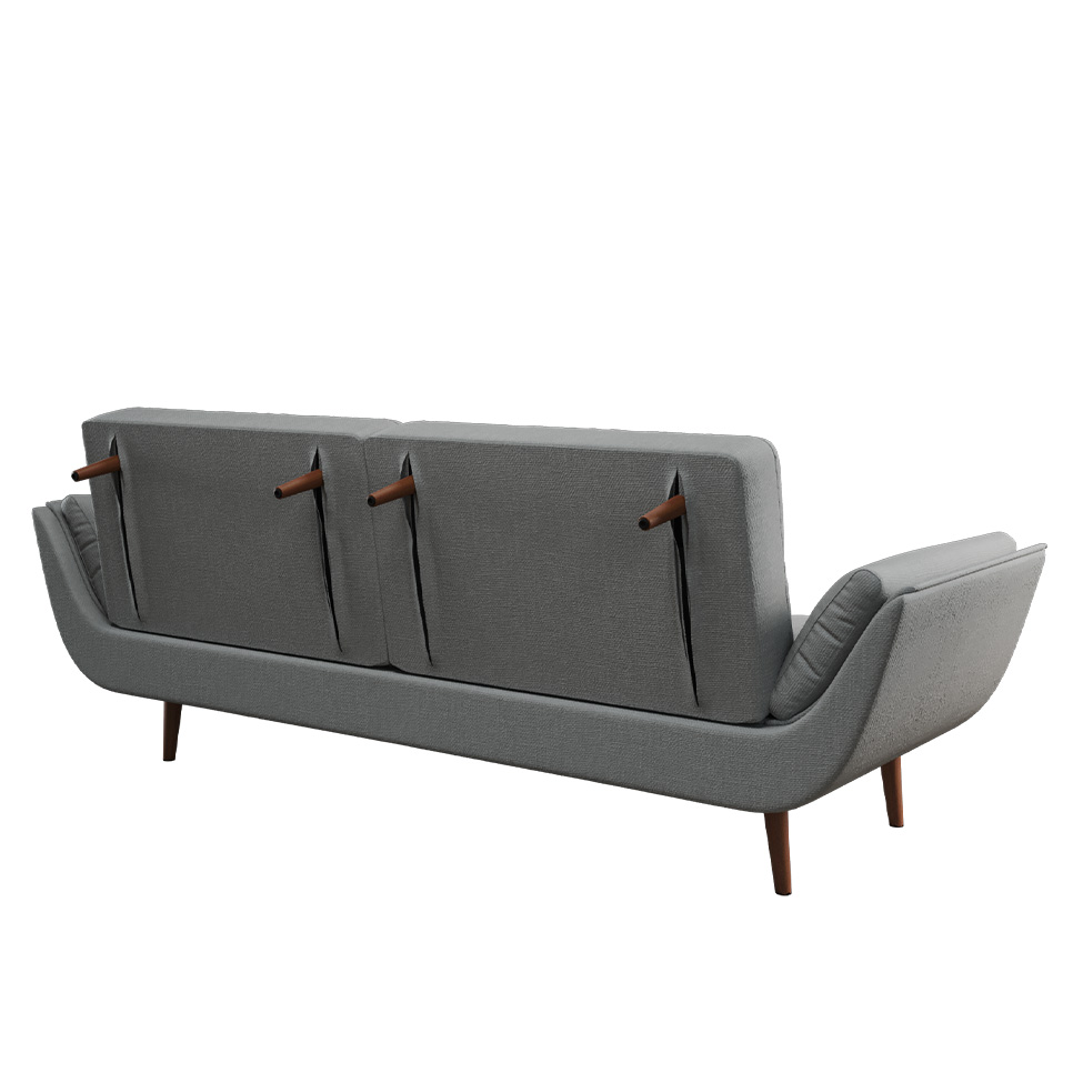 Sofá-Cama Bennet Linho Cinza