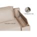 Sofá-Cama Casal 2 Lugares com Baú Lateral Panamá Linho Chocolate