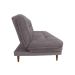 Sofá-Cama Casal 3 Lugares Anitta Suede Cinza