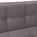 Sofá-Cama Casal 3 Lugares Anitta Suede Cinza