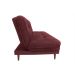 Sofá-Cama Casal 3 Lugares Anitta Suede Vinho