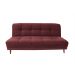 Sofá-Cama Casal 3 Lugares Anitta Suede Vinho