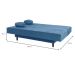 Sofá-Cama Casal 3 Lugares Jimmy Suede Azul Jeans