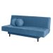 Sofá-Cama Casal 3 Lugares Jimmy Suede Azul Jeans