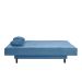 Sofá-Cama Casal 3 Lugares Jimmy Suede Azul Jeans