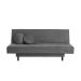 Sofá-Cama Casal 3 Lugares Jimmy Suede Grafite