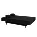 Sofá-Cama Casal 3 Lugares Jimmy Suede Preto
