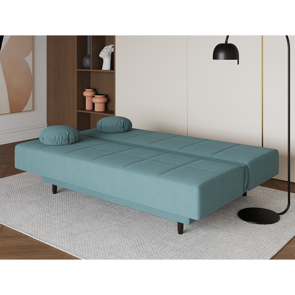 Sofá-Cama Casal 3 Lugares Jimmy Suede Suculenta
