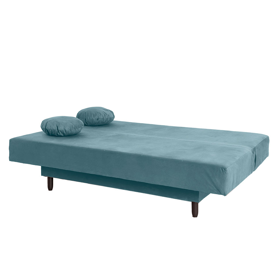 Sofá-Cama Casal 3 Lugares Jimmy Suede Suculenta