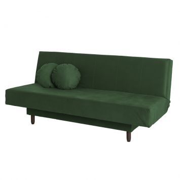 Menor preço em Sofá-Cama Casal 3 Lugares Jimmy Suede Verde
