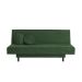 Sofá-Cama Casal 3 Lugares Jimmy Suede Verde