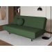 Sofá-Cama Casal 3 Lugares Jimmy Suede Verde