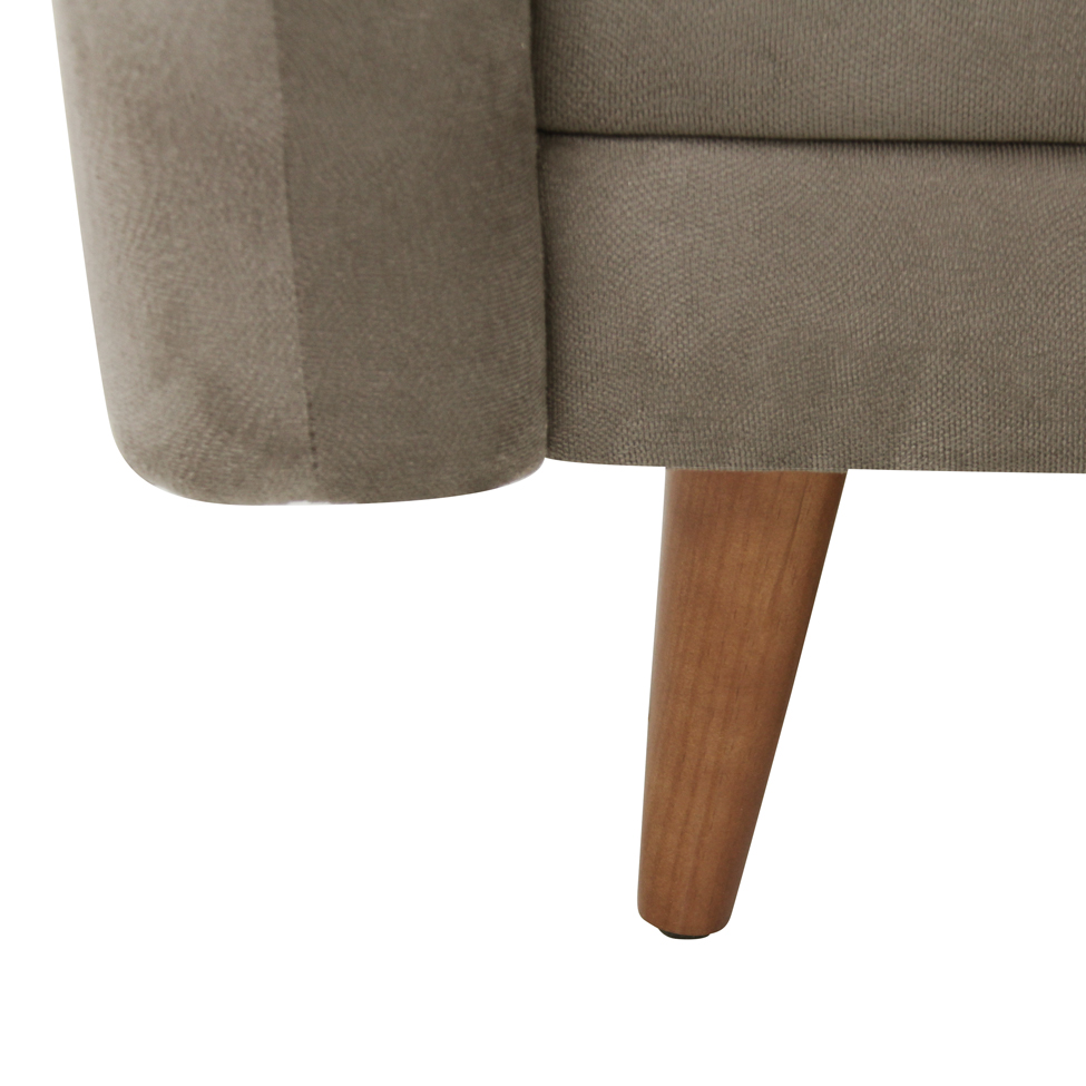 Sofá-Cama Casal 3 Lugares Marília Suede Bege