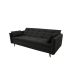 Sofá-Cama Casal 3 Lugares Marília Suede Grafite