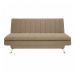 Sofá-Cama Casal 3 Lugares Paiva Suede Bege