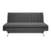 Sofá-Cama Casal 3 Lugares Paiva Suede Grafite