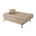 Sofá-Cama Casal 3 Lugares Premium Linho Bege