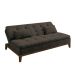 Sofá-Cama Casal 3 Lugares Premium Suede Pés de Madeira Café