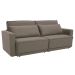 Sofá-Cama Casal 3 Lugares Retrátil Sem Caixa Aspen Suede Castanho