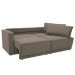 Sofá-Cama Casal 3 Lugares Retrátil Sem Caixa Aspen Suede Castanho