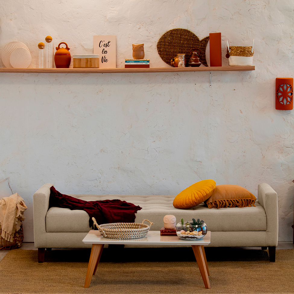 Sofá-Cama Casal 3 Lugares Samper com Baú Linho Bege