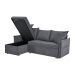 Sofá-Cama de Canto 2 Lugares Andora  Cinza Escuro