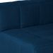 Sofá Modular 2 e 3 Lugares com Puff Soho Linho Azul Marinho