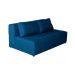 Sofá Modular 2 e 3 Lugares com Puff Soho Linho Azul Marinho